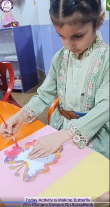 Wings of Creativity: A Butterfly Craft Session at NISA